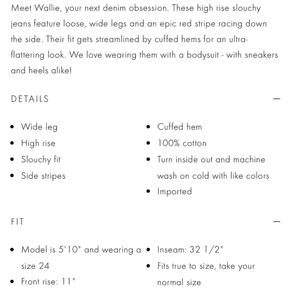 New Alice and Olivia Wallie Cuff jeans - Picture 15 of 16